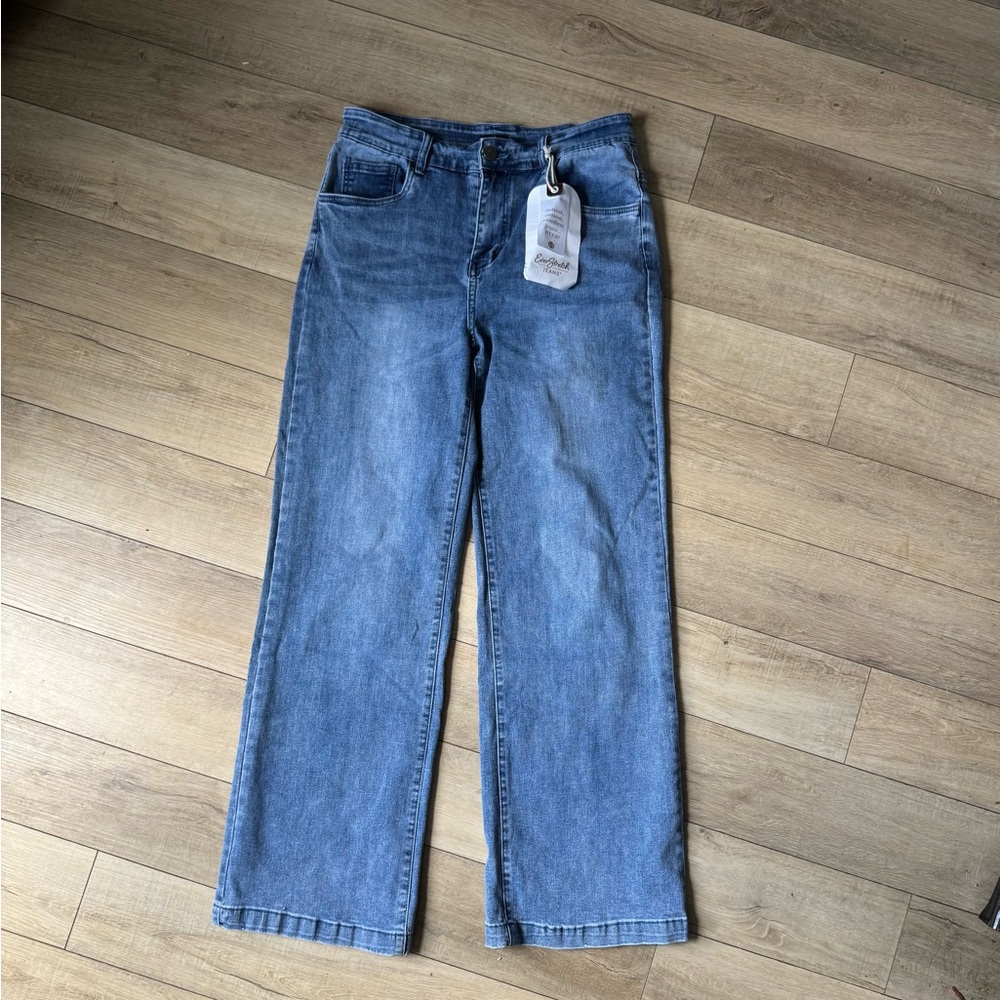 Coco + Carmen Women's EverStretch Straight Leg Jeans Size Large